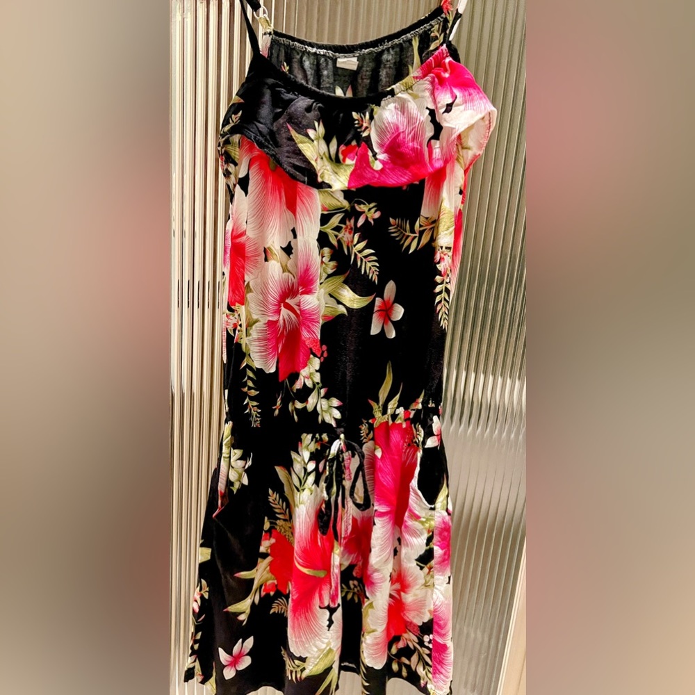 Tropical Print Romper